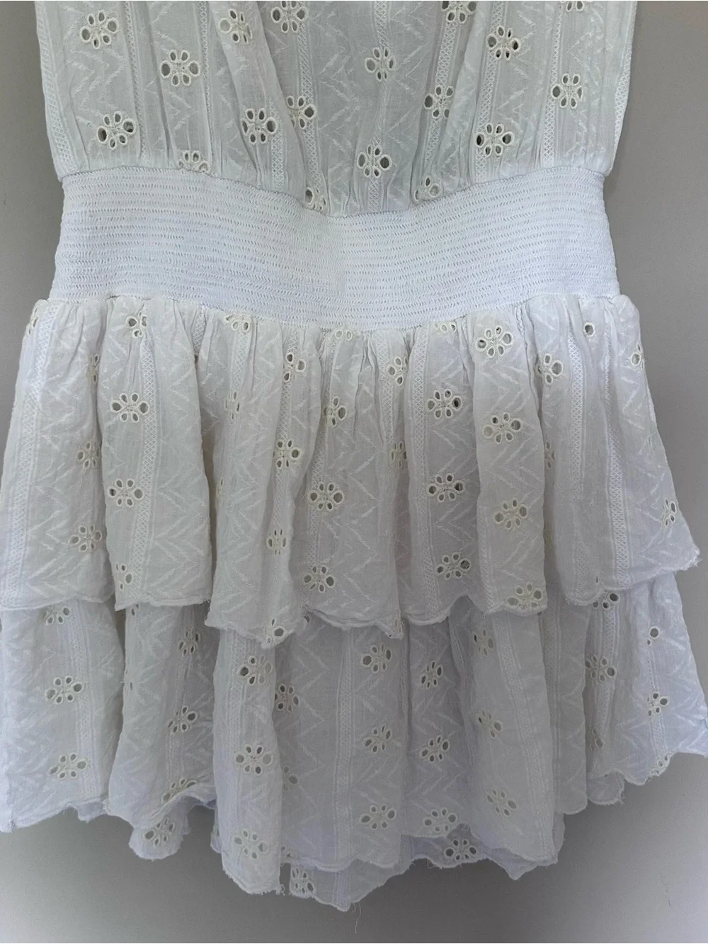 RAMY BROOK Strapless White Eyelet Romper - Picture 7 of 9